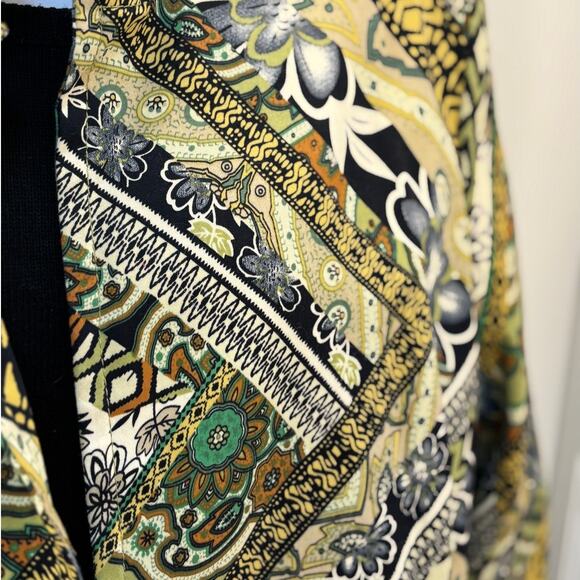 American Vintage 90's Vibrant Patterned Suit Jacket - XL - Picture 6 of 12